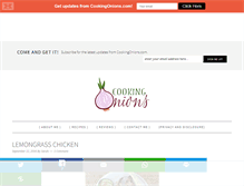 Tablet Screenshot of cookingonions.com